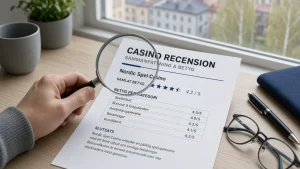 Casinorecensioner i Sverige: licens och villkor